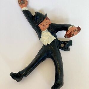 Drunk man in Tuxedo cast iron bottle opener